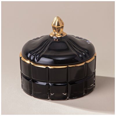 СВЕЧА АРОМАТИЧЕСКАЯ "LOVELY" BLACK 10,5Х10,2Х10 СМ-0