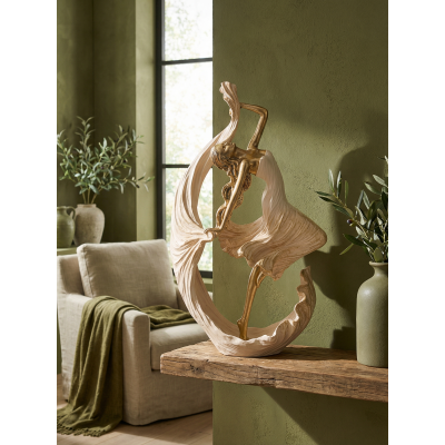 СТАТУЭТКА "ТАНЦУЮЩАЯ ЛЕДИ" 23Х11,5Х38 СМ-3