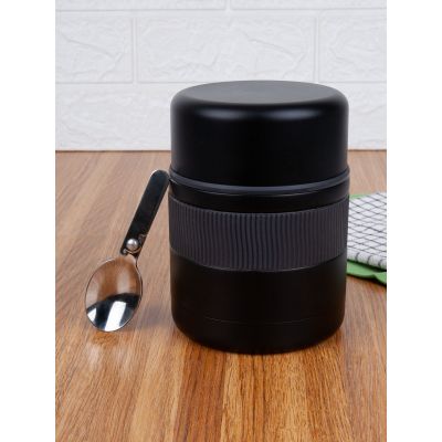 Термос для еды Takk Pappa, черный-0