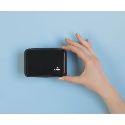 Футляр Trust для банковских карт и визиток с RFID - защитой, черный-3