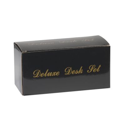 Подставка Правосудие с часами и ручкой, серебристый с зеленым-1