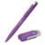 Набор ручка Jupiter + флеш-карта Vostok 8 Гб в футляре, фиолетовый, покрытие soft touch#, фиолетовый