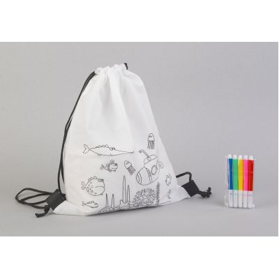 Рюкзачок-раскраска Paint с фломастерами, -1