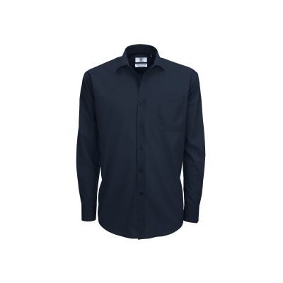Рубашка мужская с длинным рукавом LSL/men, темно-синий-1