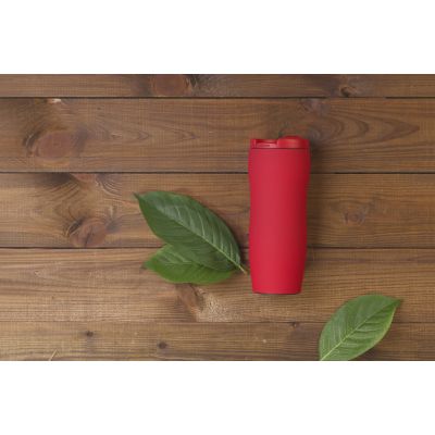 Набор подарочный Дуэт, покрытие soft touch, красный-5