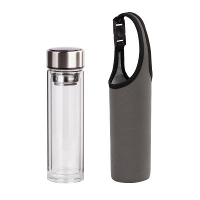 Заварочный термос Остин 320 мл в чехле, серый-0