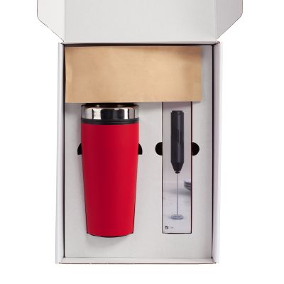 Набор Макиато, красный-0