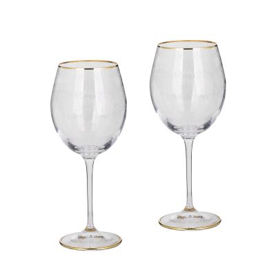 Набор для вина Медок, 6 бокалов, золотистый-0