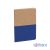Блокнот Фьюджи, формат А5, покрытие soft touch+пробка, синий