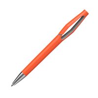Ручка шариковая Jack, оранжевый/серебро, оранжевый
