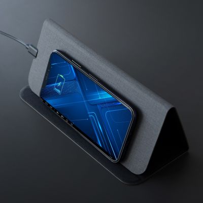 Коврик-трансформер с беспроводным зарядным устройством, серый-1