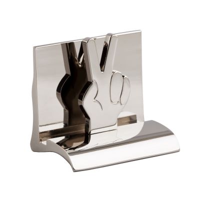 Подставка для визиток Victory, серебристый-0
