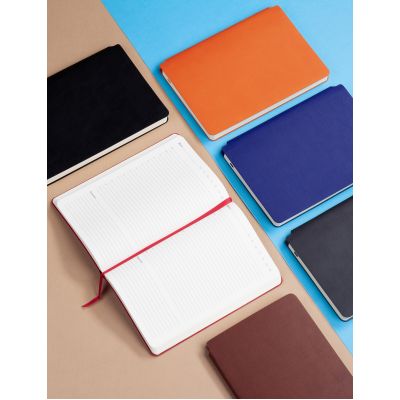 Ежедневник недатированный Альба, формат А5, гибкая обложка, черный-9