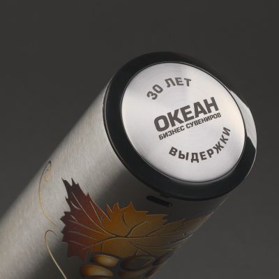 Штопор автоматический Сомелье с батареей, 500 mAh, серебристый-4