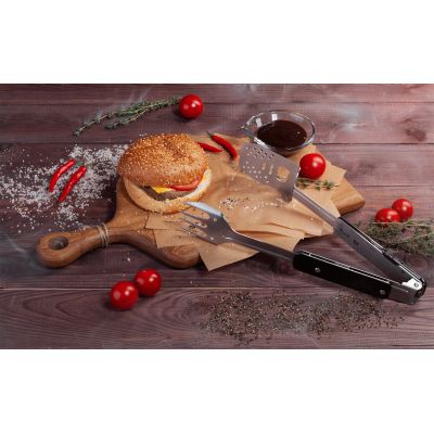 BBQ-мультитул Roast, черный с серебристым-1