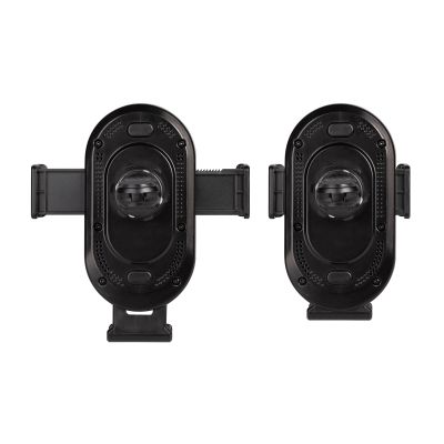 Автомобильное беспроводное (15W) зарядное устройство Guide с прозрачным корпусом, черный с серебристым-2