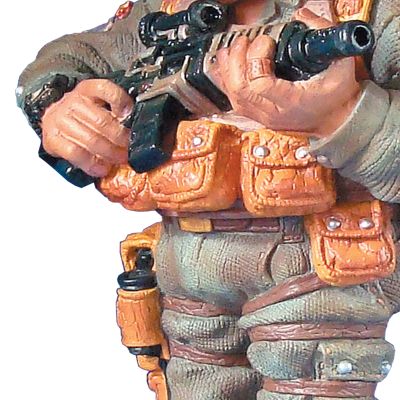 Скульптура Военный, камуфляж-1