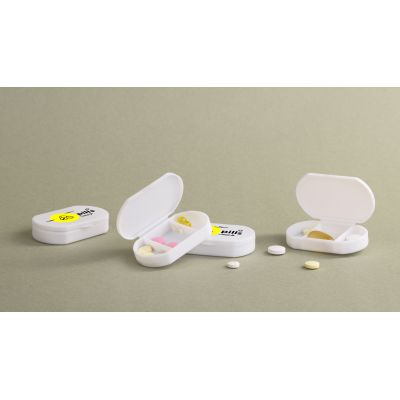 Таблетница Pill house с антибактериальной защитой, белый-1