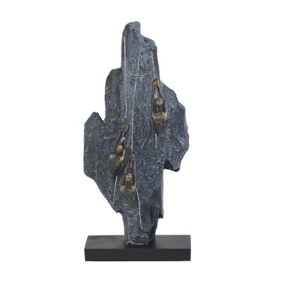 Статуэтка из полистоуна Покорение вершин, черный-0