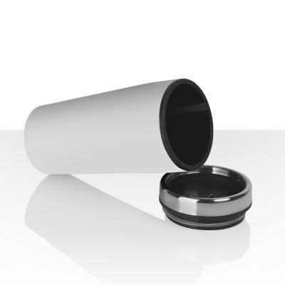 Термостакан Европа 500 мл, покрытие пудра, белый-2