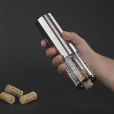 Штопор автоматический Сомелье с батареей, 500 mAh, серебристый-1