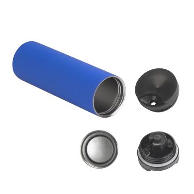 Термостакан Брайтон 500 мл, покрытие soft touch, синий-2