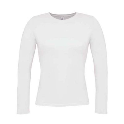 Футболка женская с длинным рукавом Women-Only LSL, белый-1