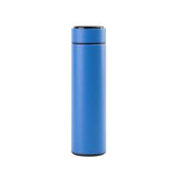 Заварочный термос Финикс 500 мл с индикацией температуры, синий