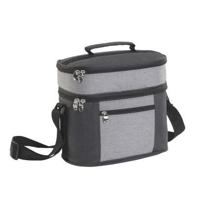 Набор для пикника Шотландия на 2 персоны с холодильным отделением, серый с черным-2