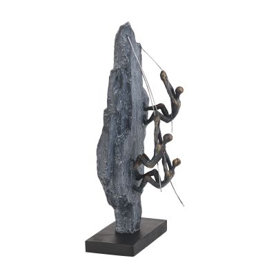 Статуэтка из полистоуна Покорение вершин, черный-1