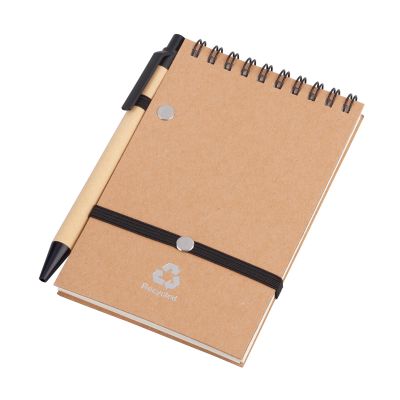 Блокнот с ручкой Papyrus, черный-3