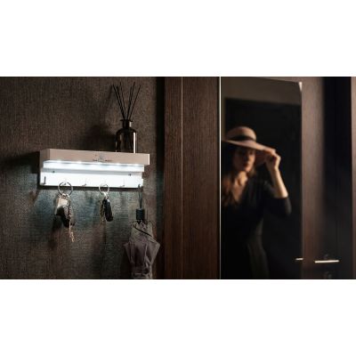 Ключница KeyHub с подсветкой, белый-1