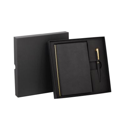 Набор подарочный Саммит, черный с золотом-1