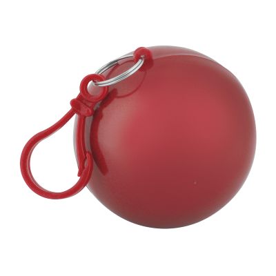 Дождевик Majestic в футляре с карабином, красный-0