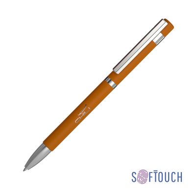 Ручка шариковая Mars, покрытие soft touch, оранжевый-0