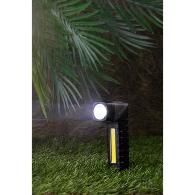 Фонарик Fix, черный с серым-1