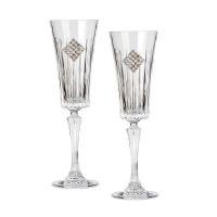 Набор для шампанского Regina Rombo, 2 фужера, прозрачный