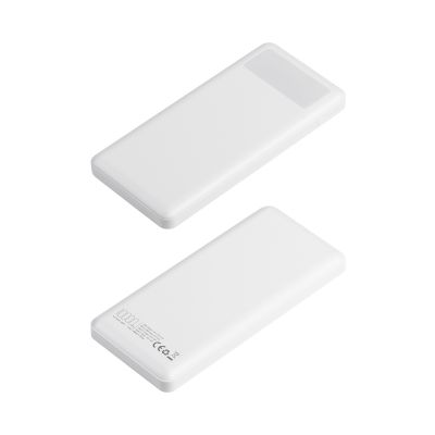 Зарядное устройство Lumos 10000 mAh с фонариком, белый-2