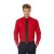 Рубашка мужская с длинным рукавом Smart LSL/men, темно-красный