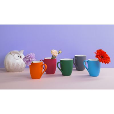 Кружка Trend, покрытие soft touch, красный-3