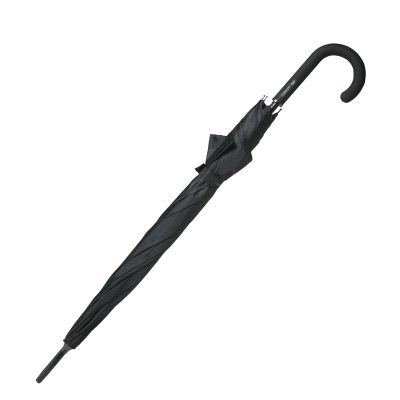 Зонт-трость Mesh Big, черный-2