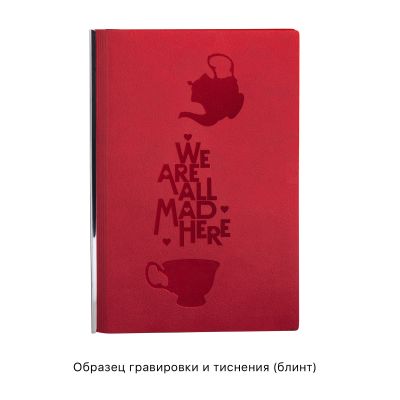 Ежедневник недатированный Аскона, формат А5, красный-2