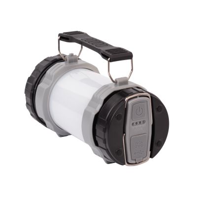 Туристический led-фонарь Campus с аккумулятором 4000 mAh, черный с серым-6