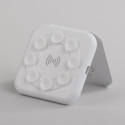 Настольное беспроводное зарядное устройство-подставка Satellite, белый-0