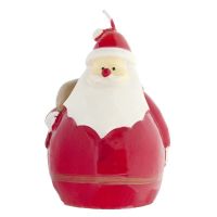 Свеча Дед Мороз, красный