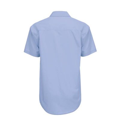 Рубашка мужская с коротким рукавом SSL/men, корпоративный голубой-2