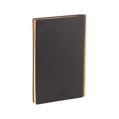 Ежедневник недатированный Аскона, А5, черный с золотом-1