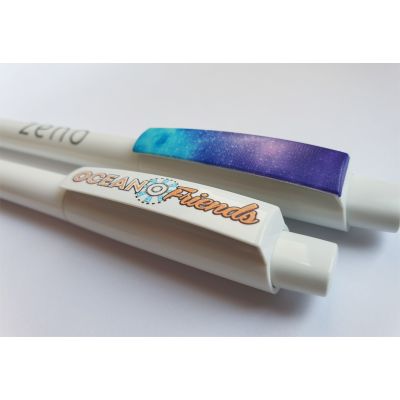 Ручка шариковая ZENO M, красный, темно-синий-4