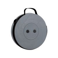 Телескопический стул Tourist, серый с черным