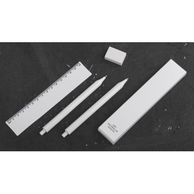 Набор Combo канцелярских принадлежностей с антибактериальной защитой, белый-6